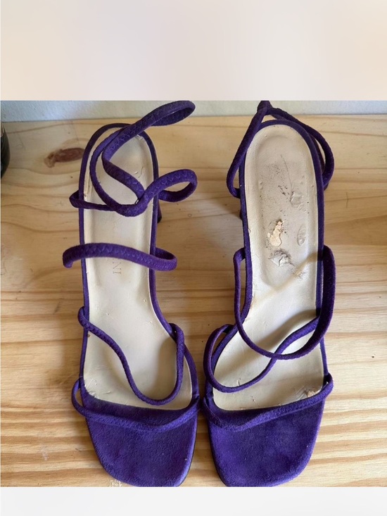 Enzo Angiolini Shoes - Enzo Angiolini Purple Strappy Heeled Sandals